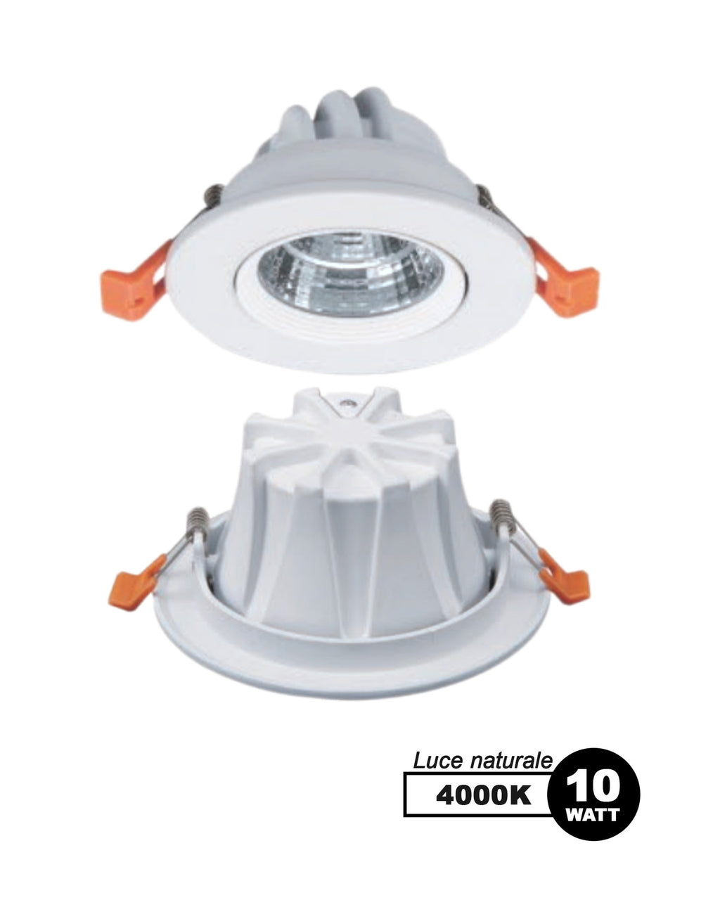 Faretto LED da incasso 10W TH02B10C dettaglio