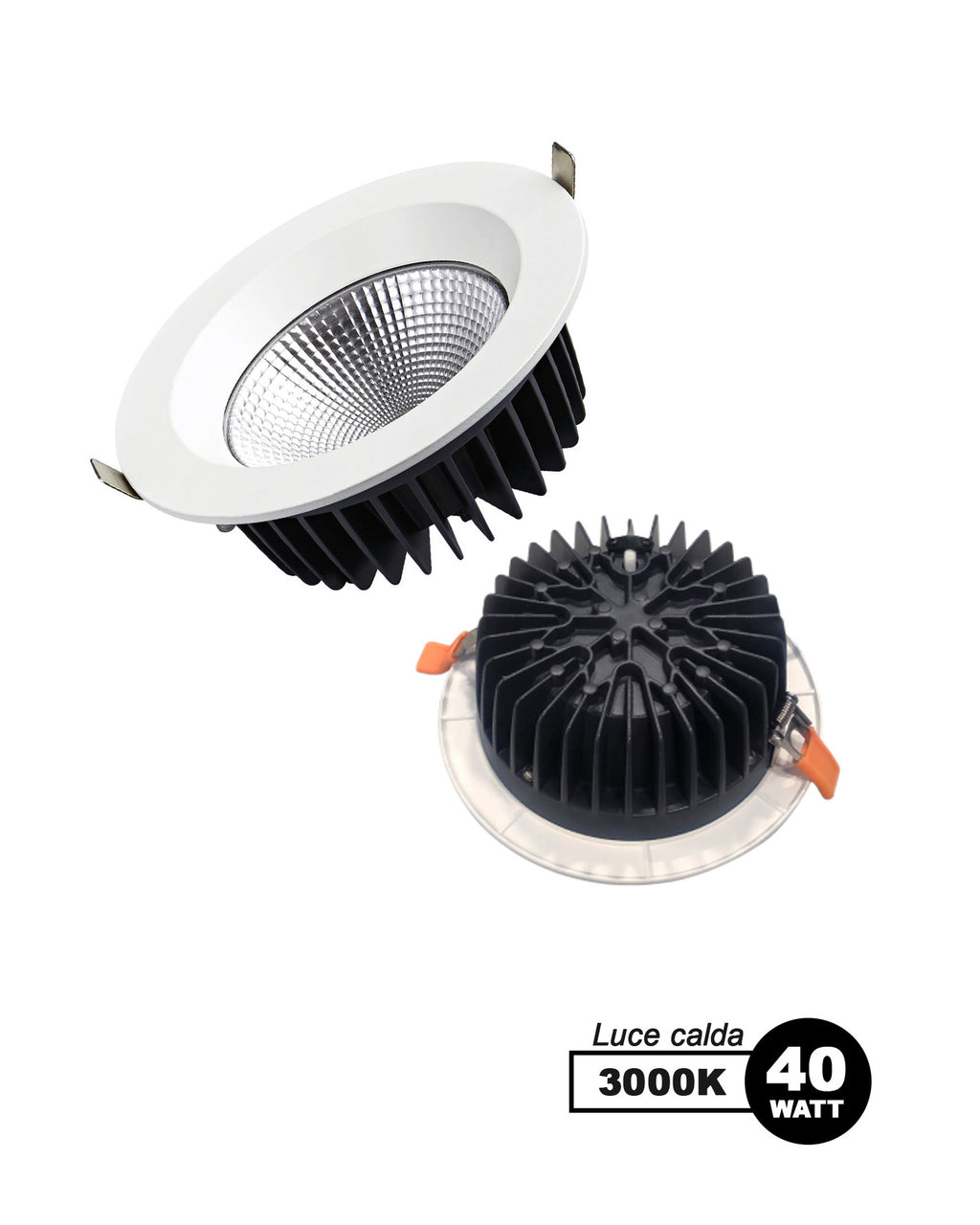 Faretto LED da incasso 40W TD08K40C