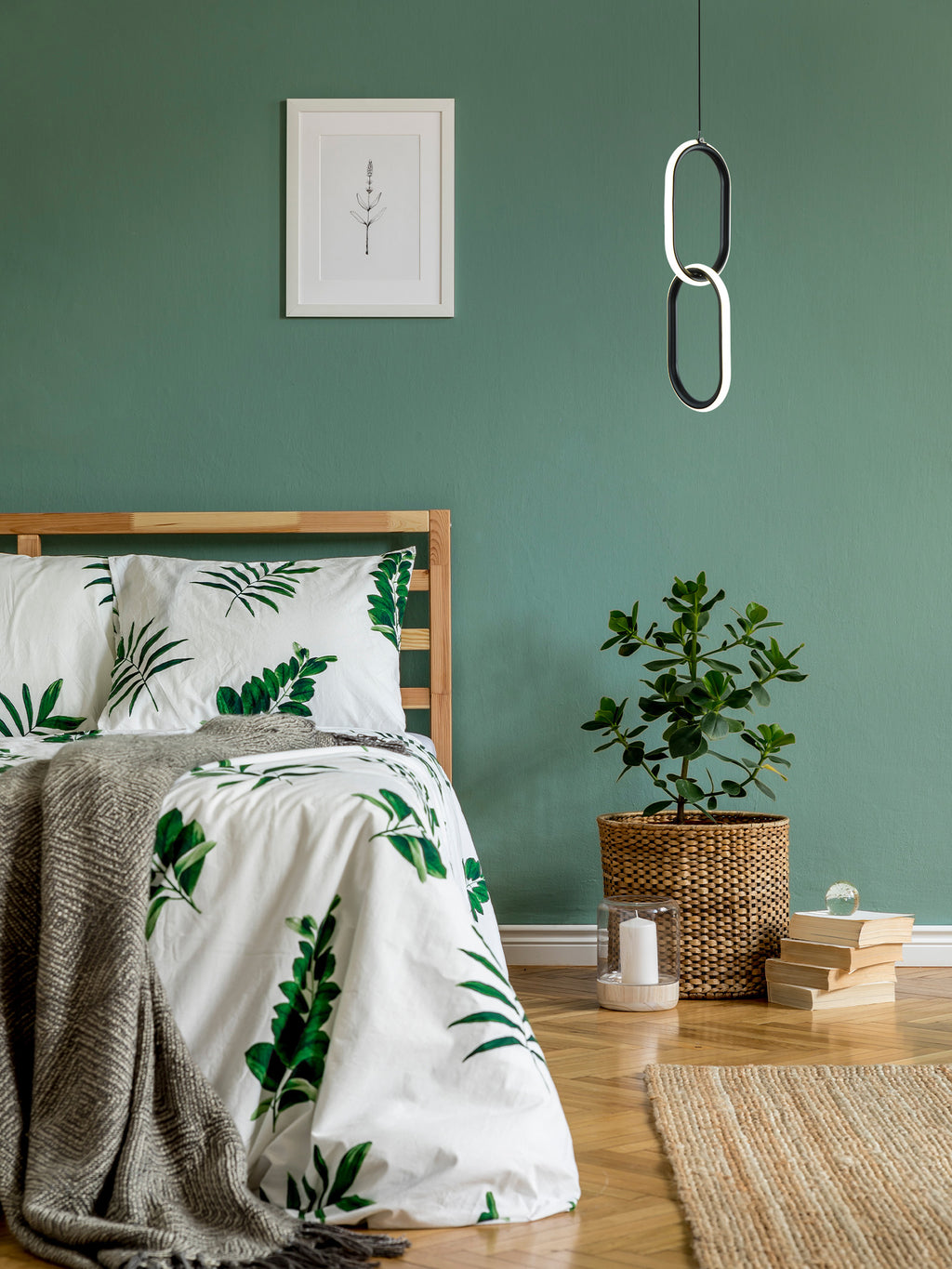 Elisa Pendente Catena 15W Luce Calca 3000K Lampadario LED a Sospensione