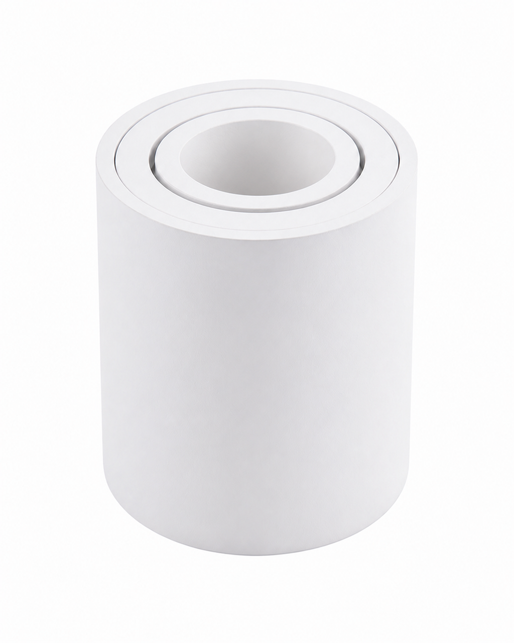 Portafaretto cilindrico da soffitto per GU10 bianco