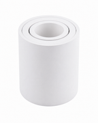 Portafaretto cilindrico da soffitto per GU10 bianco