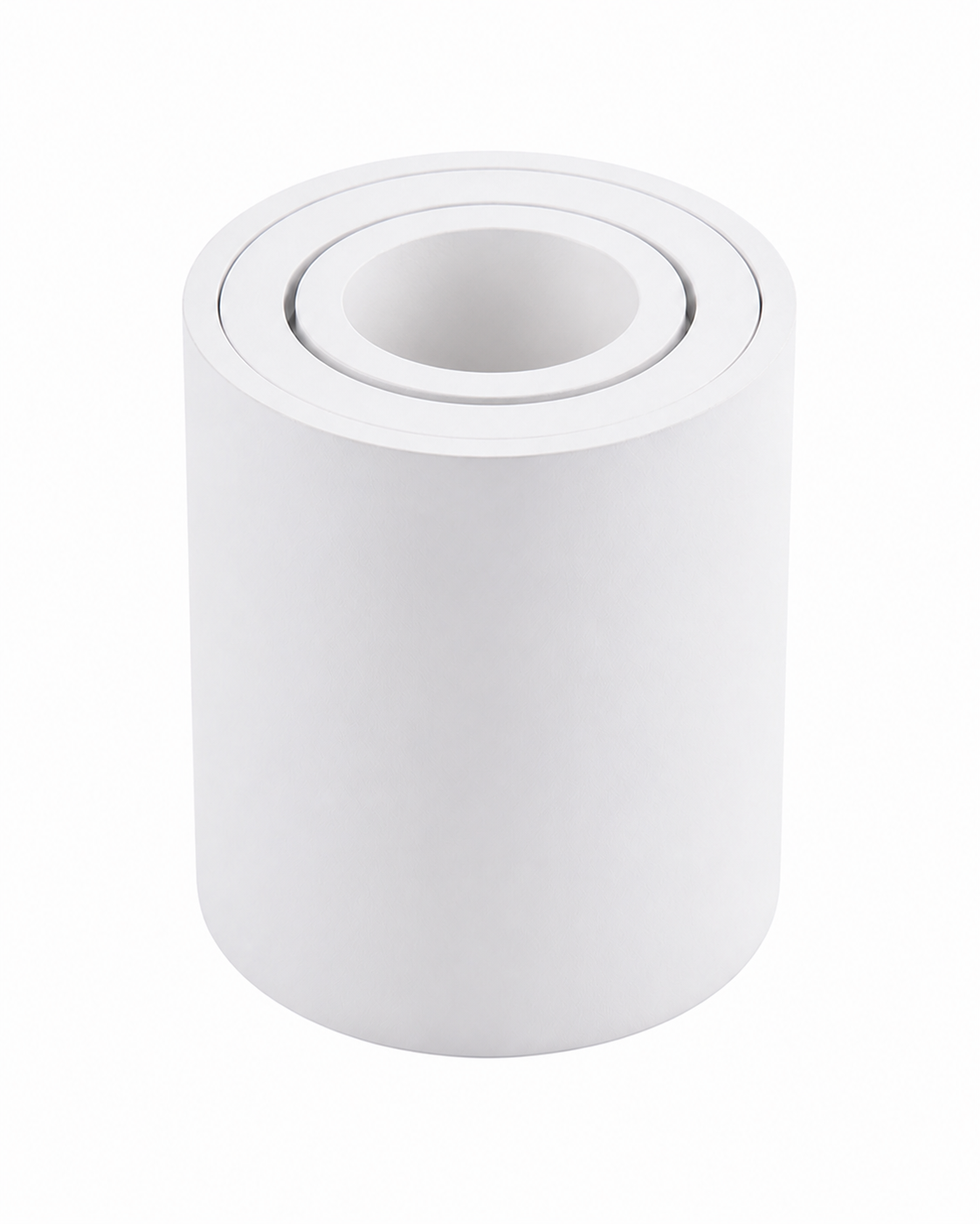 Portafaretto cilindrico da soffitto per GU10 bianco