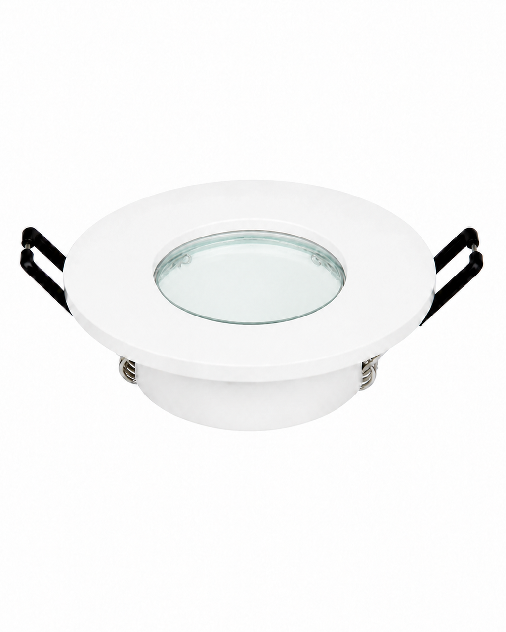 Ghiera rotonda da incasso IP44 per GU10 bianco