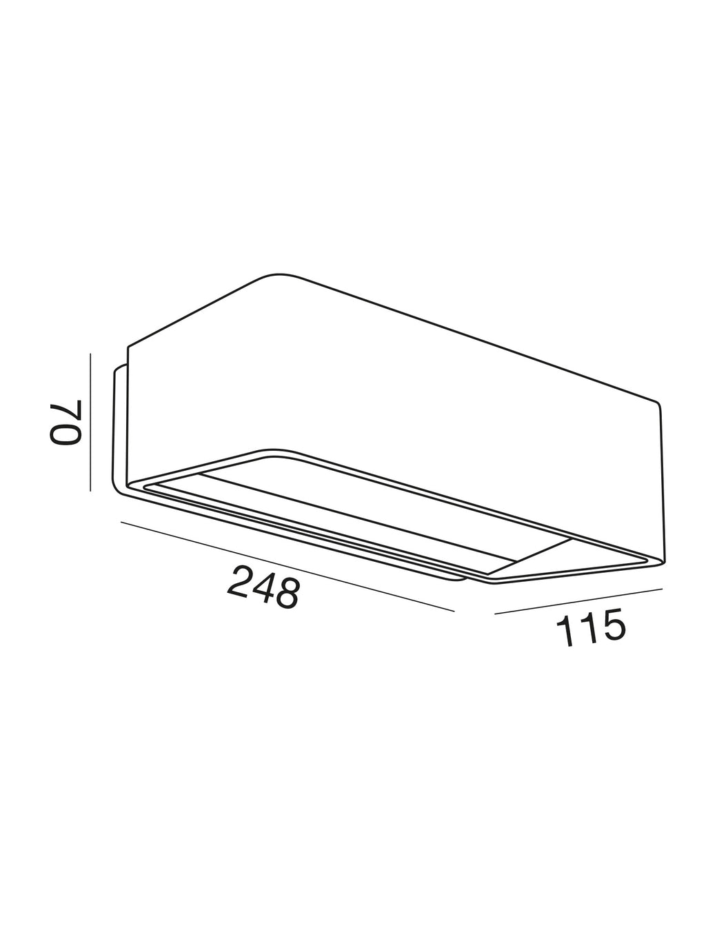 Applique LED Esterno 13W Haru