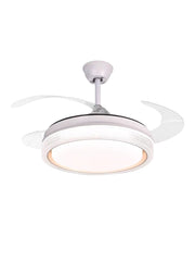 Ventilatore da Soffitto a Luce LED con Pale Pieghevoli 8973