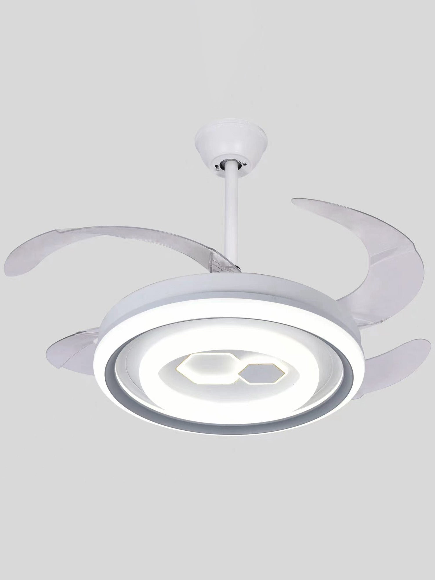 Ventilatore da Soffitto a Luce LED con Pale Pieghevoli 9090 Immagine principale del prodotto