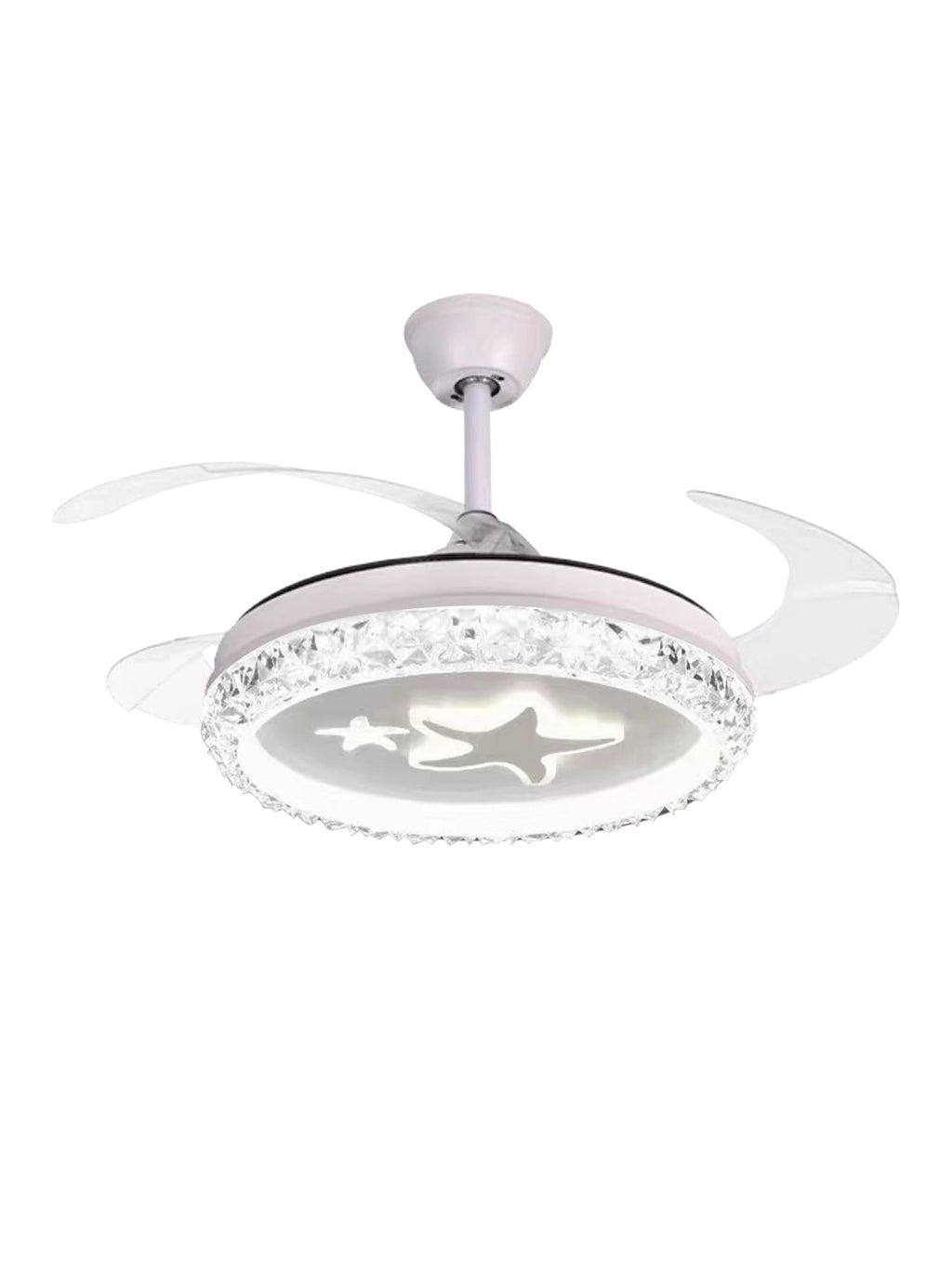 Ventilatore da Soffitto a Luce LED con Pale Pieghevoli 9042
