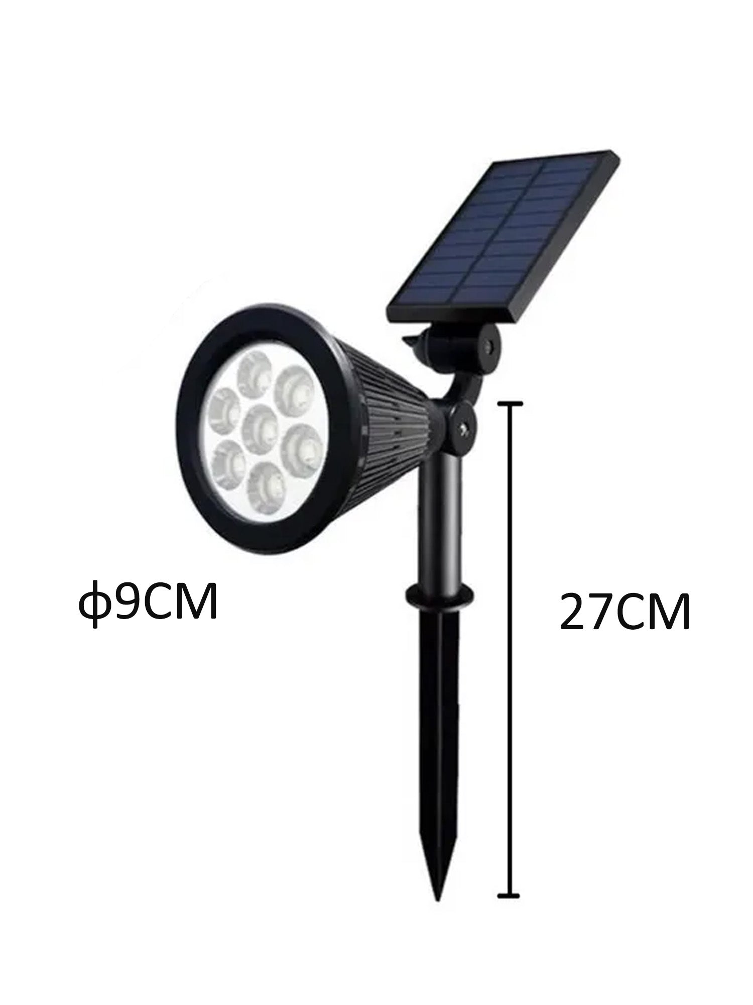 Faro Solare 7LED con Picchetto Immagine secondaria del prodotto