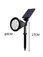 Faro Solare 7LED con Picchetto