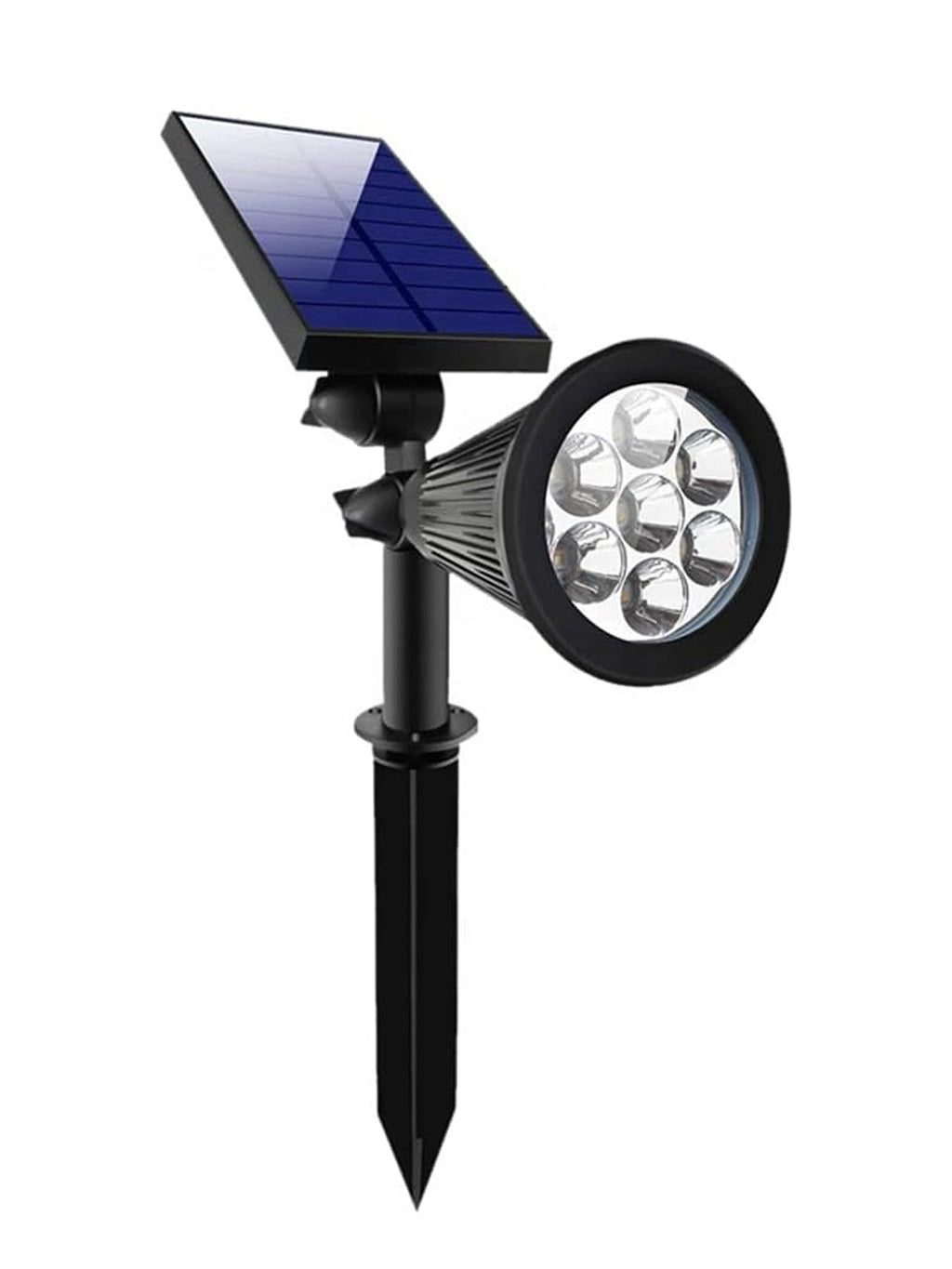 Faro Solare 7LED con Picchetto