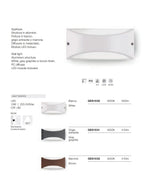 Applique LED Esterno 10W Lien