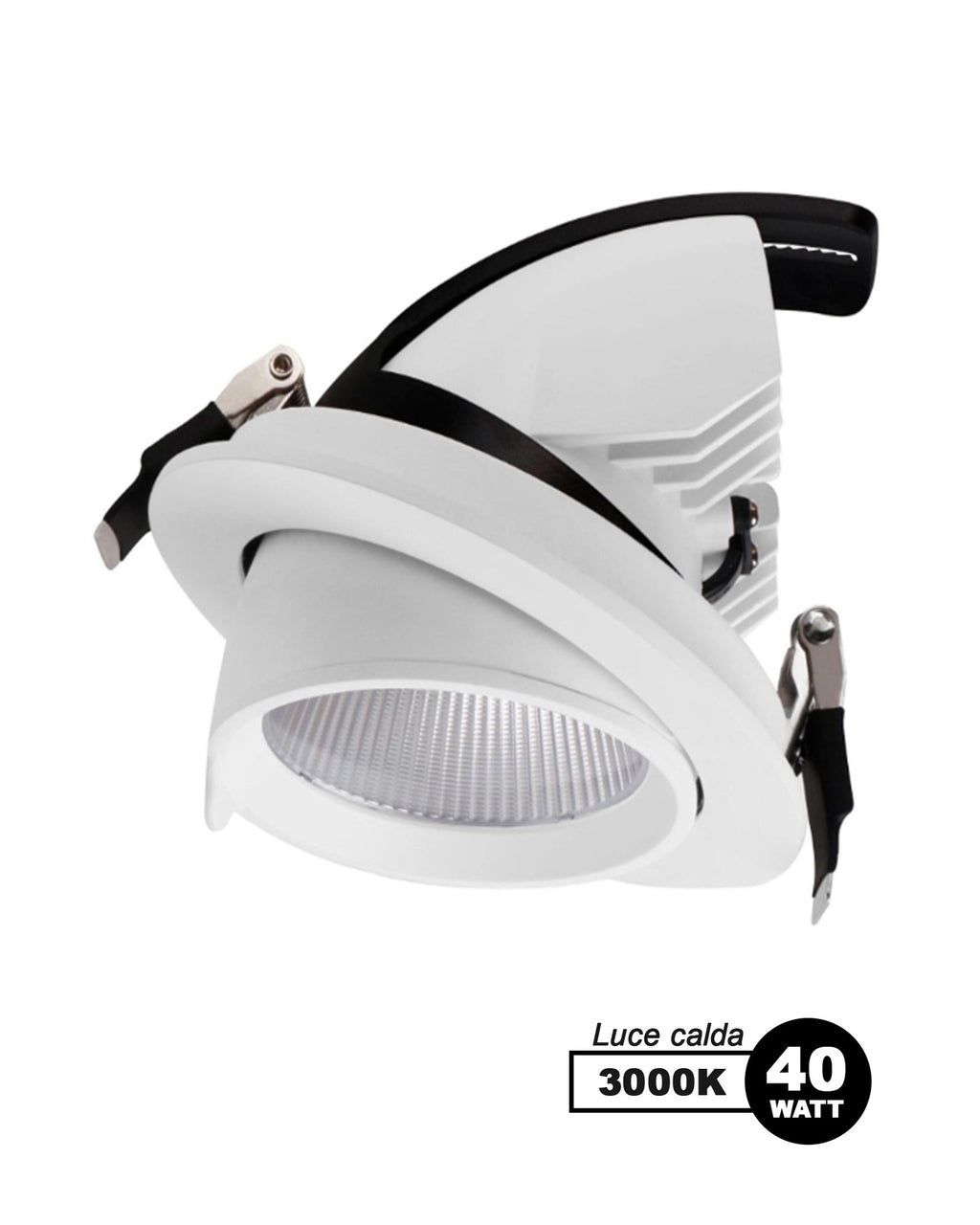 Faretto LED da incasso 40W antiabbagliamento LTH0587A