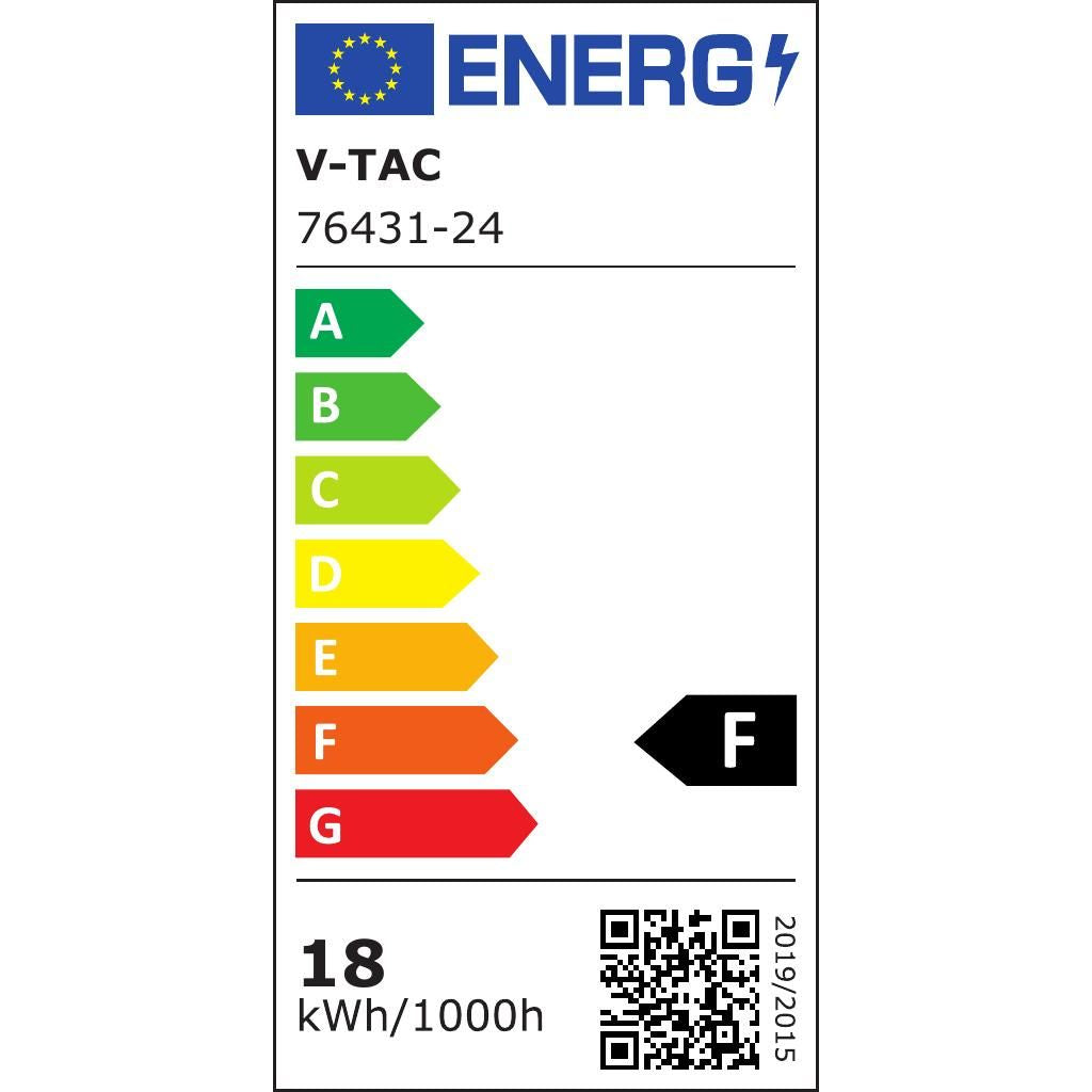 Plafoniera LED Chip Samsung Quadrata 18W 100LM/W Colore Nero 250mm 4000K IP44