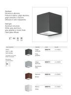 Applique LED Esterno Doppio fascio di luce Apo