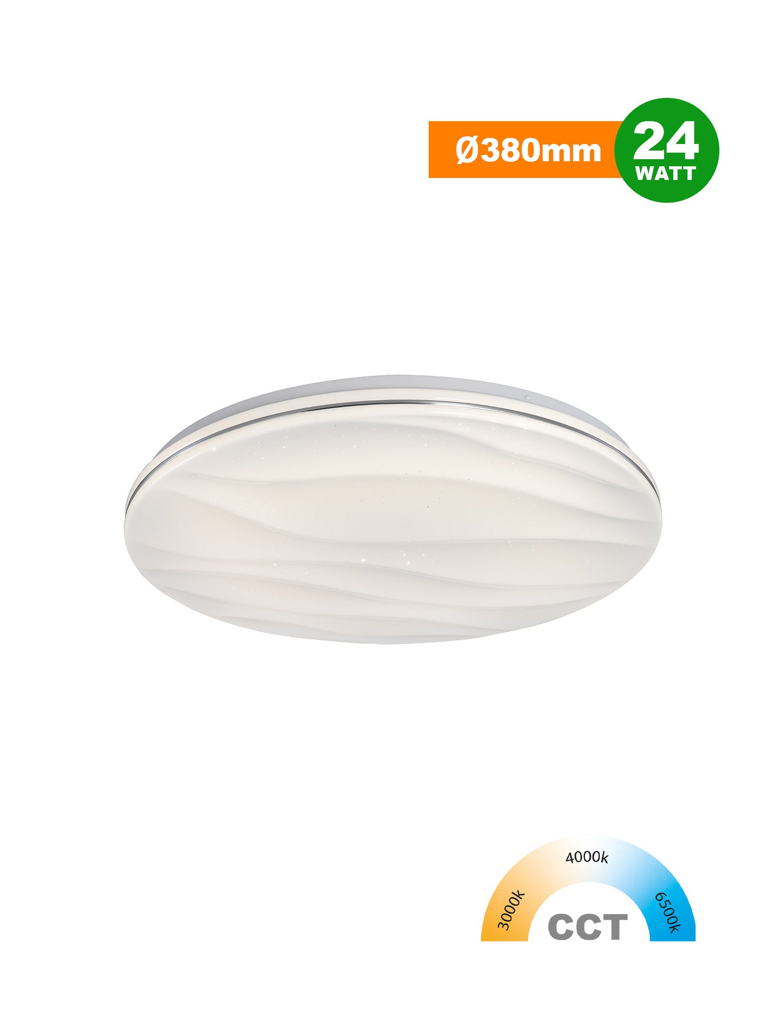 DOME LIGHT Plafoniera LED 3in1 24W sku 53168 Immagine principale del prodotto