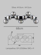 Lampadario FEEL 8088-9