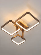 GIULIA 8153-3 Bronzo Lampadario LED a Soffitto