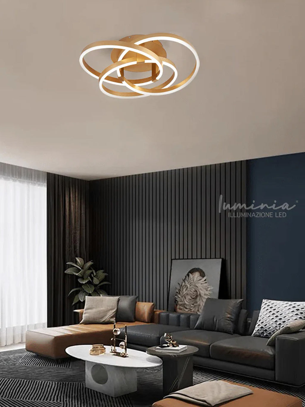 GIULIA ROSA 9178-3 Lampadario LED a Soffitto SMART