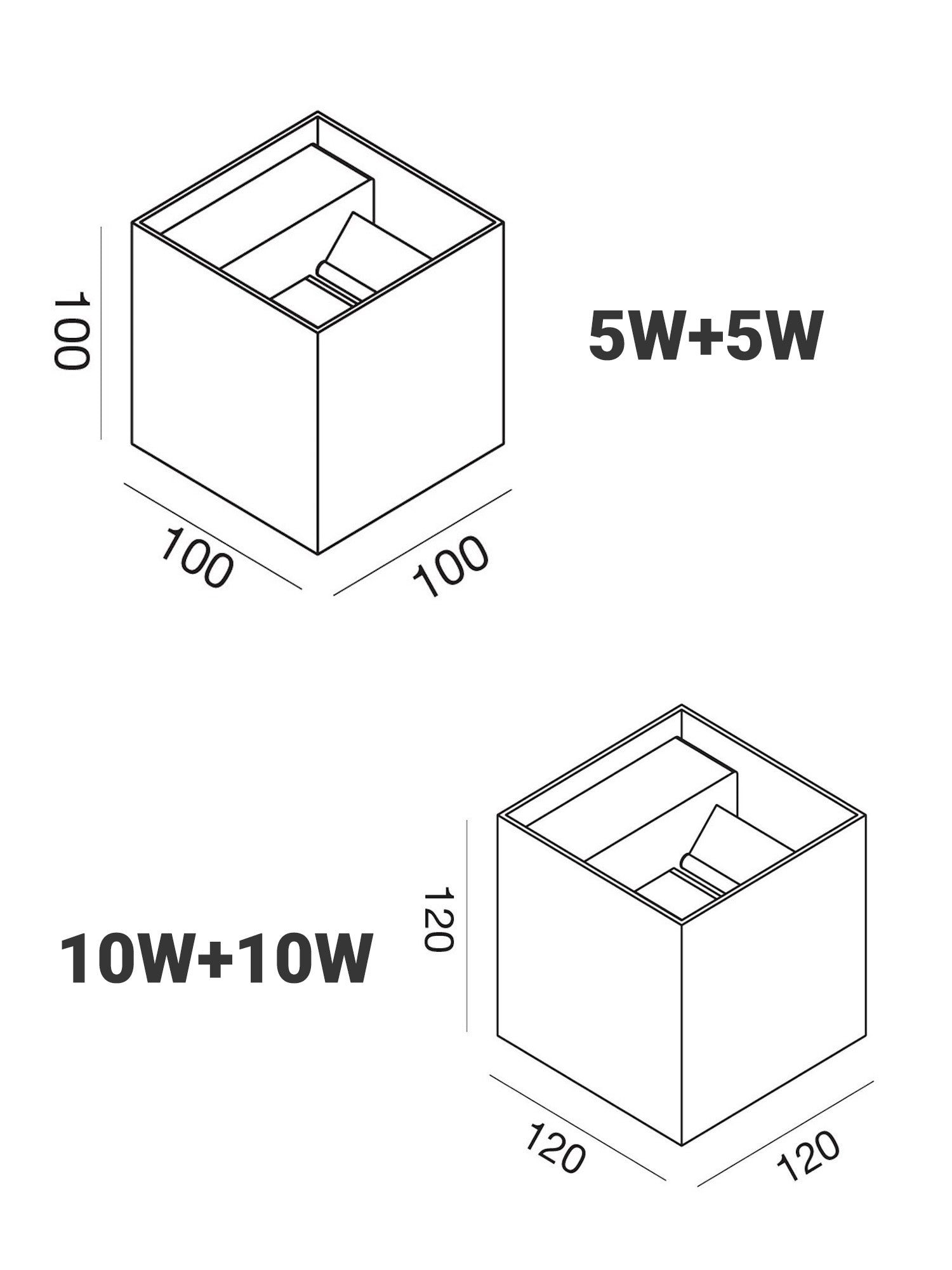 Applique LED Esterno 10W/20W Henk Q