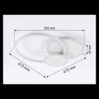 Elisa CERCHIO 3 34w Lampadario LED a Soffitto