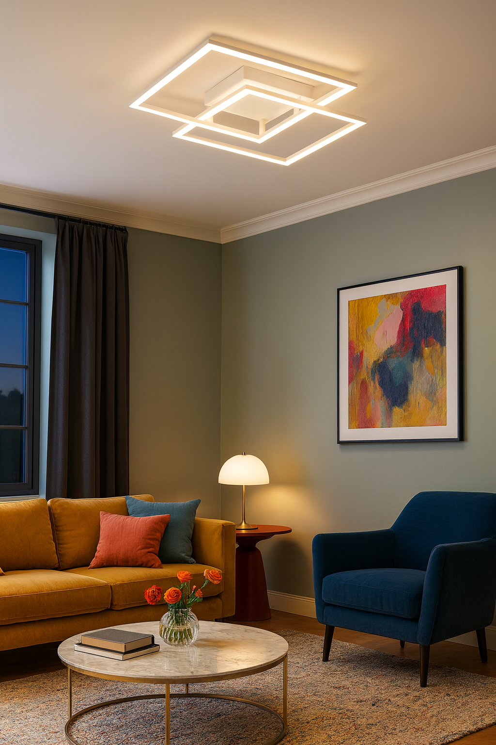 Elisa Luce M 40w Lampadario LED a Soffitto