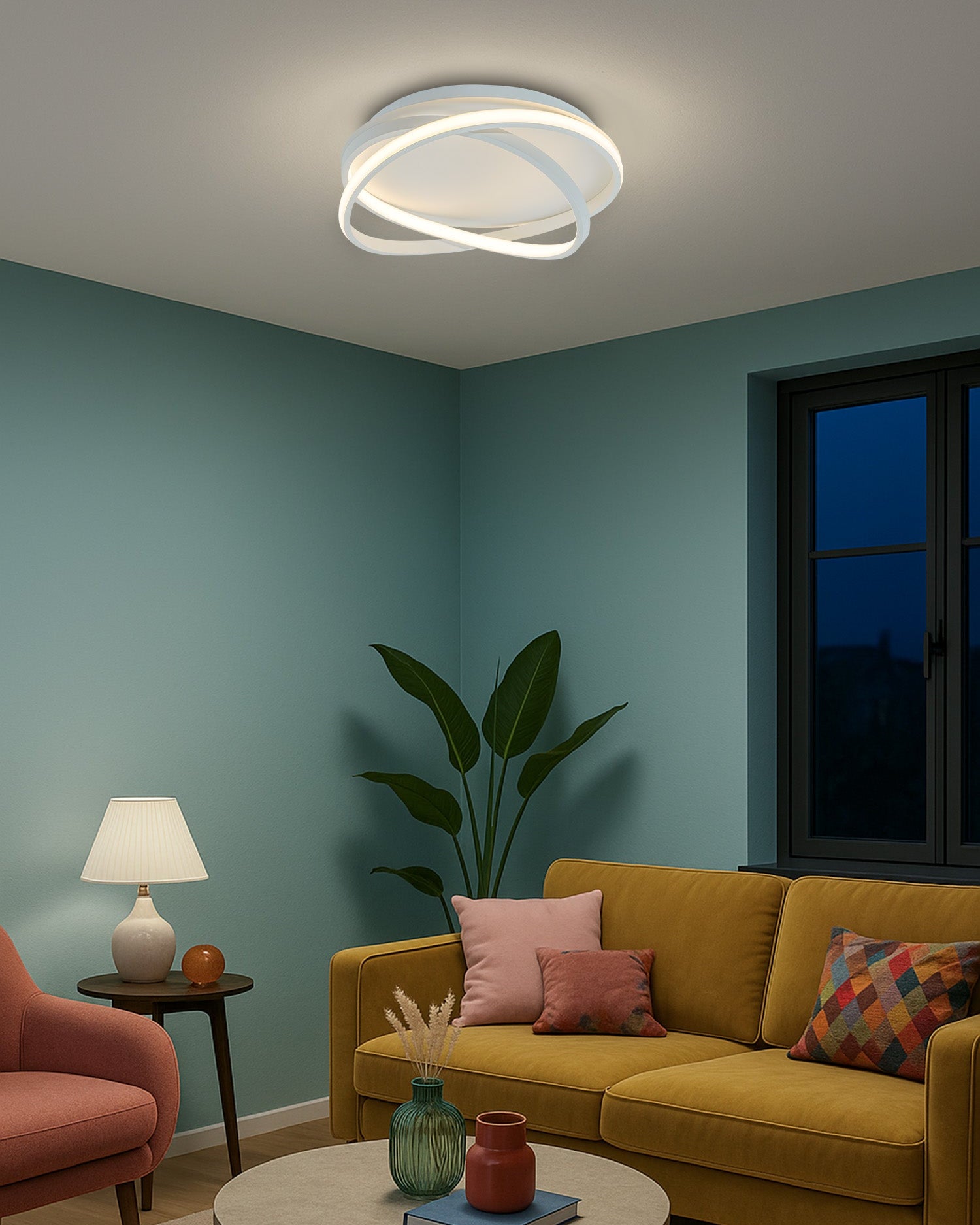 Elisa VORTICE 2 40w Lampadario LED a Soffitto