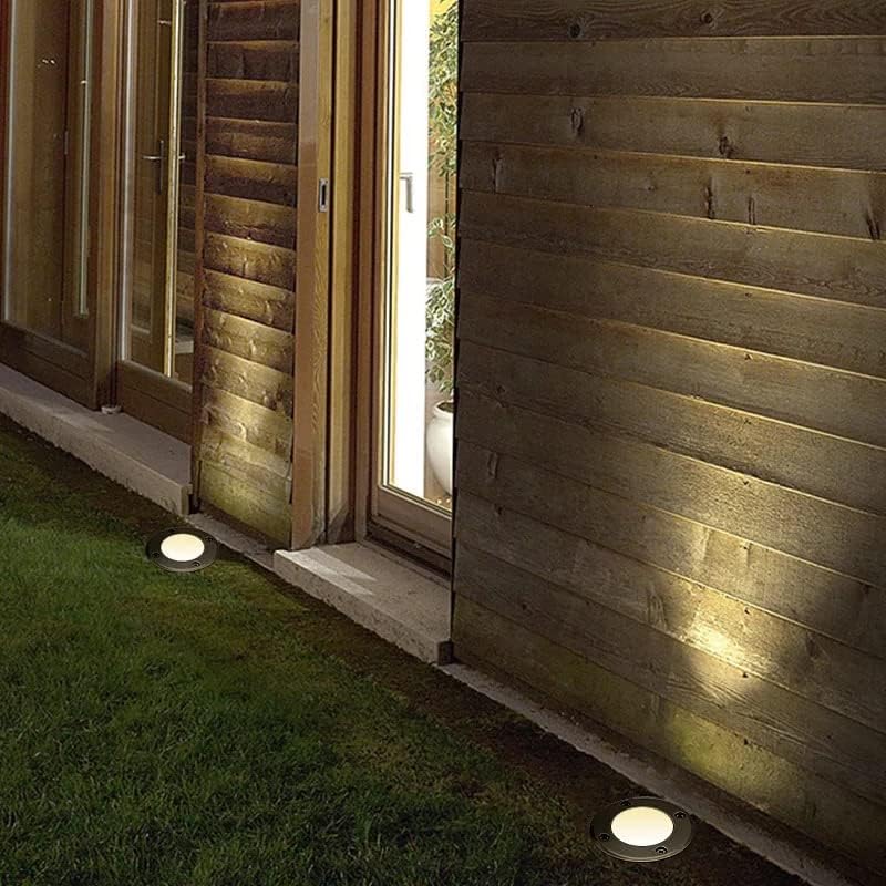 Faretto a led segnapasso calpestabile 5W IP65 Int. 90mm Est. 100mm
