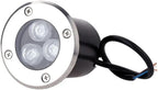 Faretto a led segnapasso calpestabile 3W IP65 Int. 75mm Est. 80mm
