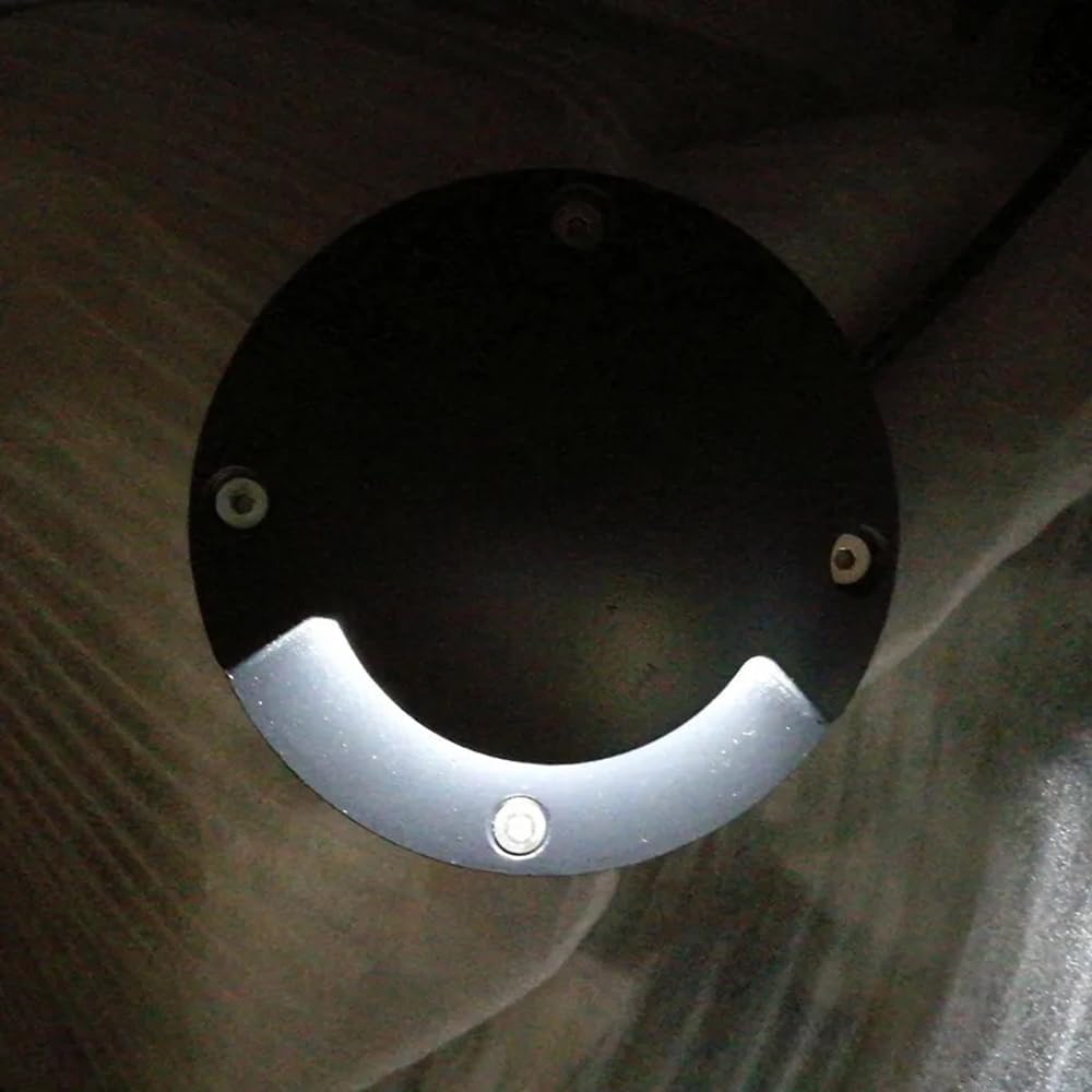 Faretto a led segnapasso con cupola 1 lato IP65 Giardino Int 92mm Est 100mm