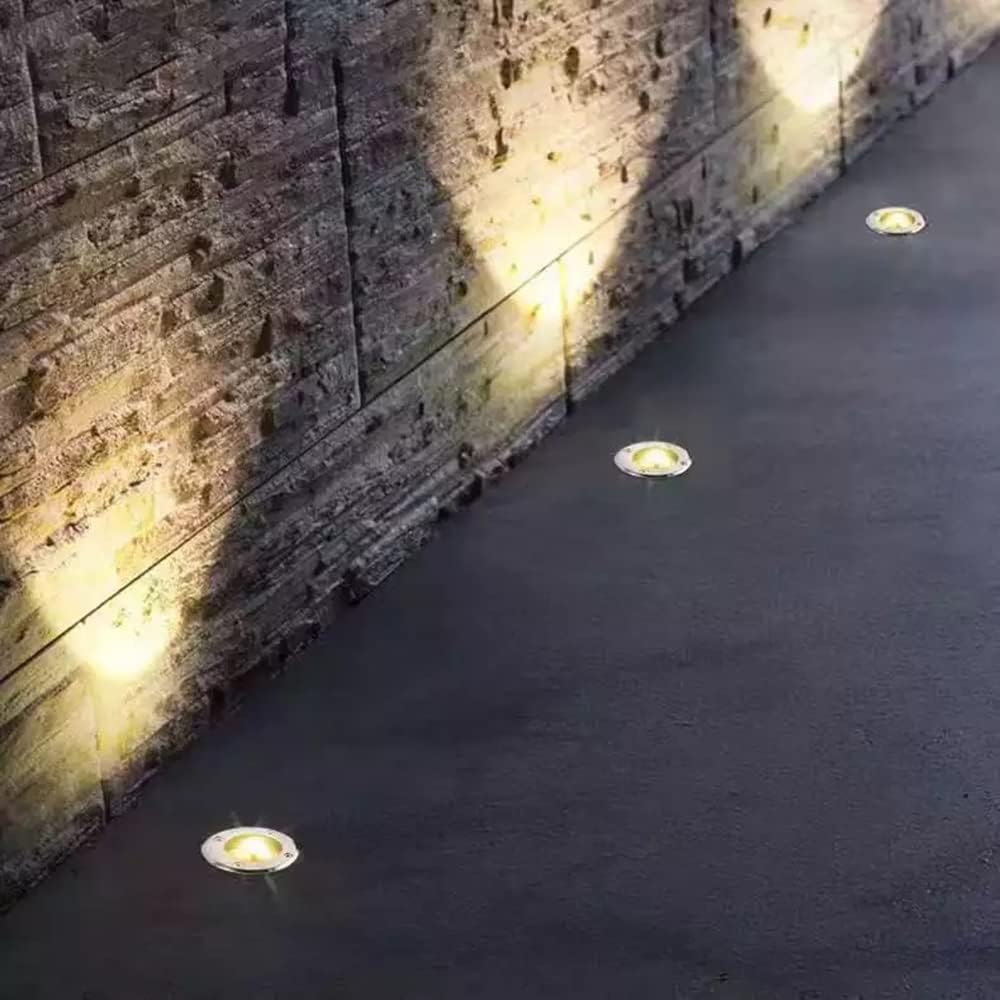 Faretto a led segnapasso calpestabile 7W IP65 Int. 110mm Est. 120mm