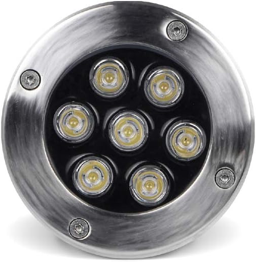 Faretto a led segnapasso calpestabile 7W IP65 Int. 110mm Est. 120mm