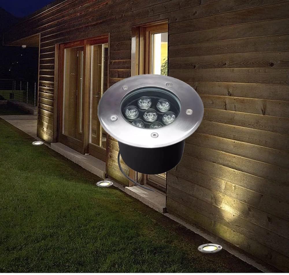 Faretto a led segnapasso calpestabile 7W IP65 Int. 110mm Est. 120mm