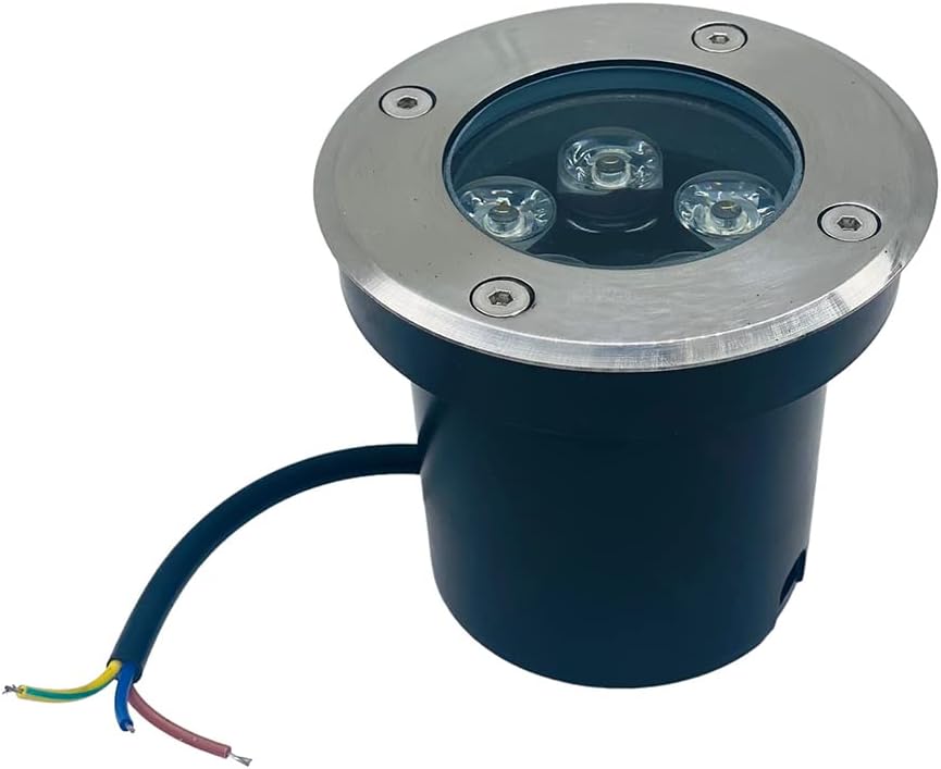 Faretto a led segnapasso calpestabile 5W IP65 Int. 90mm Est. 100mm