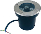Faretto a led segnapasso calpestabile 5W IP65 Int. 90mm Est. 100mm