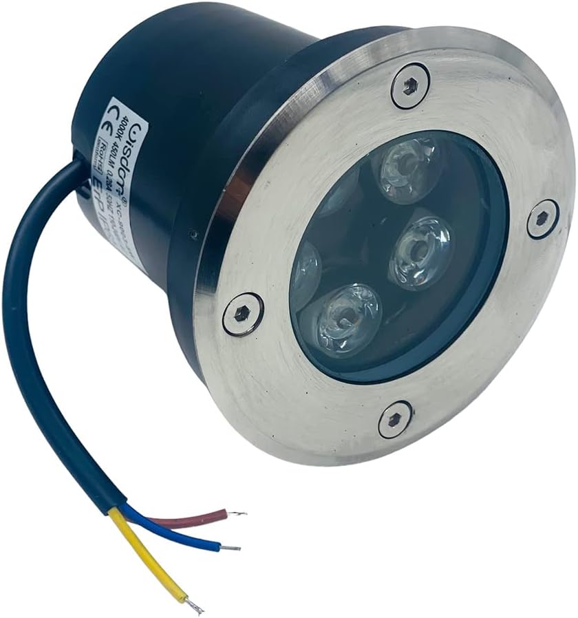 Faretto a led segnapasso calpestabile 5W IP65 Int. 90mm Est. 100mm