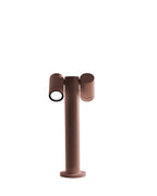 Lampioncino esterno GU10 spot orientabile IP65 GES1122/GES1112 Marrone