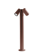 Lampioncino esterno GU10 spot orientabile IP65 GES1123/GES1113 Marrone