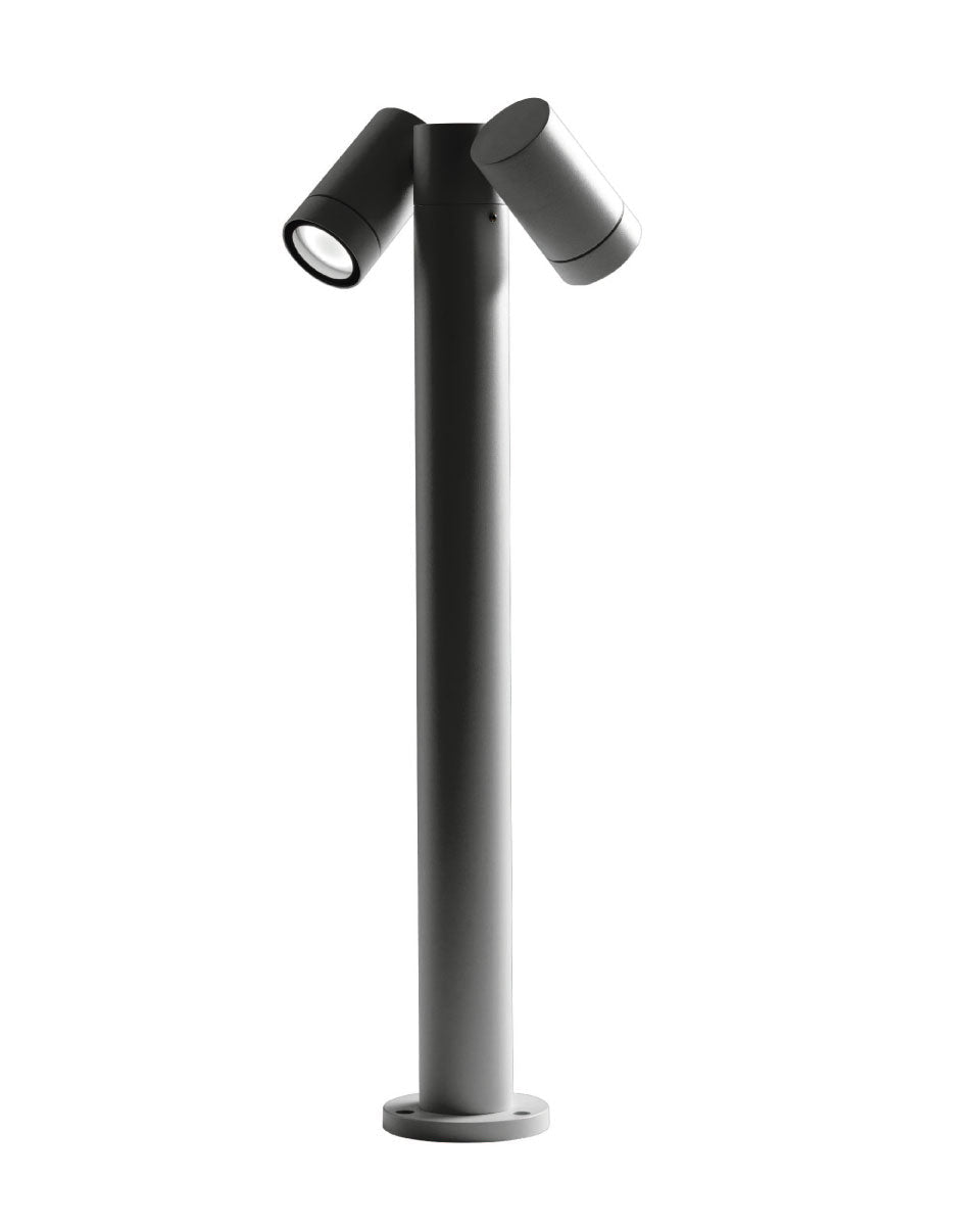 Lampioncino esterno GU10 spot orientabile IP65 GES1123/GES1113 Antracite