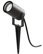 Proiettore da giardino GU10 max 7W con picchetto IP65 antracite/marrone H32cm Antracite