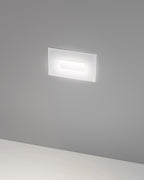 Segnapasso LED da incasso 4,5W CCT IP66 con griglia bianco/nero Bianco