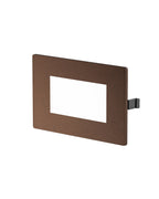 Segnapasso LED da incasso 3W CCT IP54 bianco/antracite/marrone Marrone