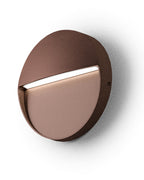 Segnapasso LED da esterno 3W 4000K IP65 antracite/bianco/marrone Marrone