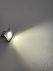 Punto Luce 1w LED Argento Satinato  SQ