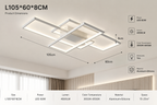 Giulia Monet 8160 Lampadario LED a Soffitto Smart