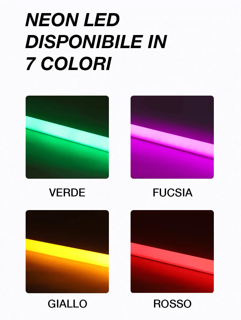 Tubo LED COLORATO Effetto Neon