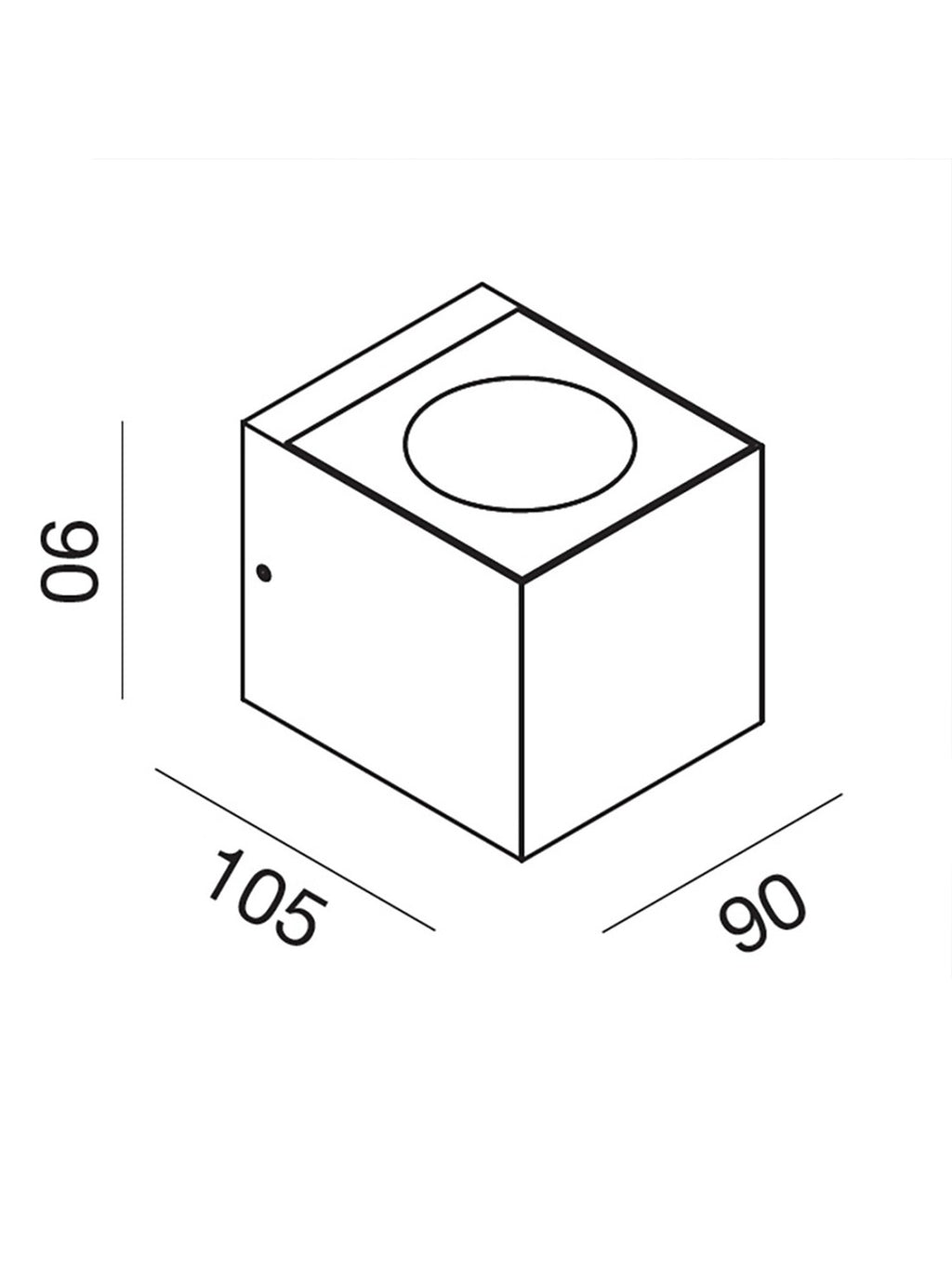 Applique LED Esterno 12W Ges1090