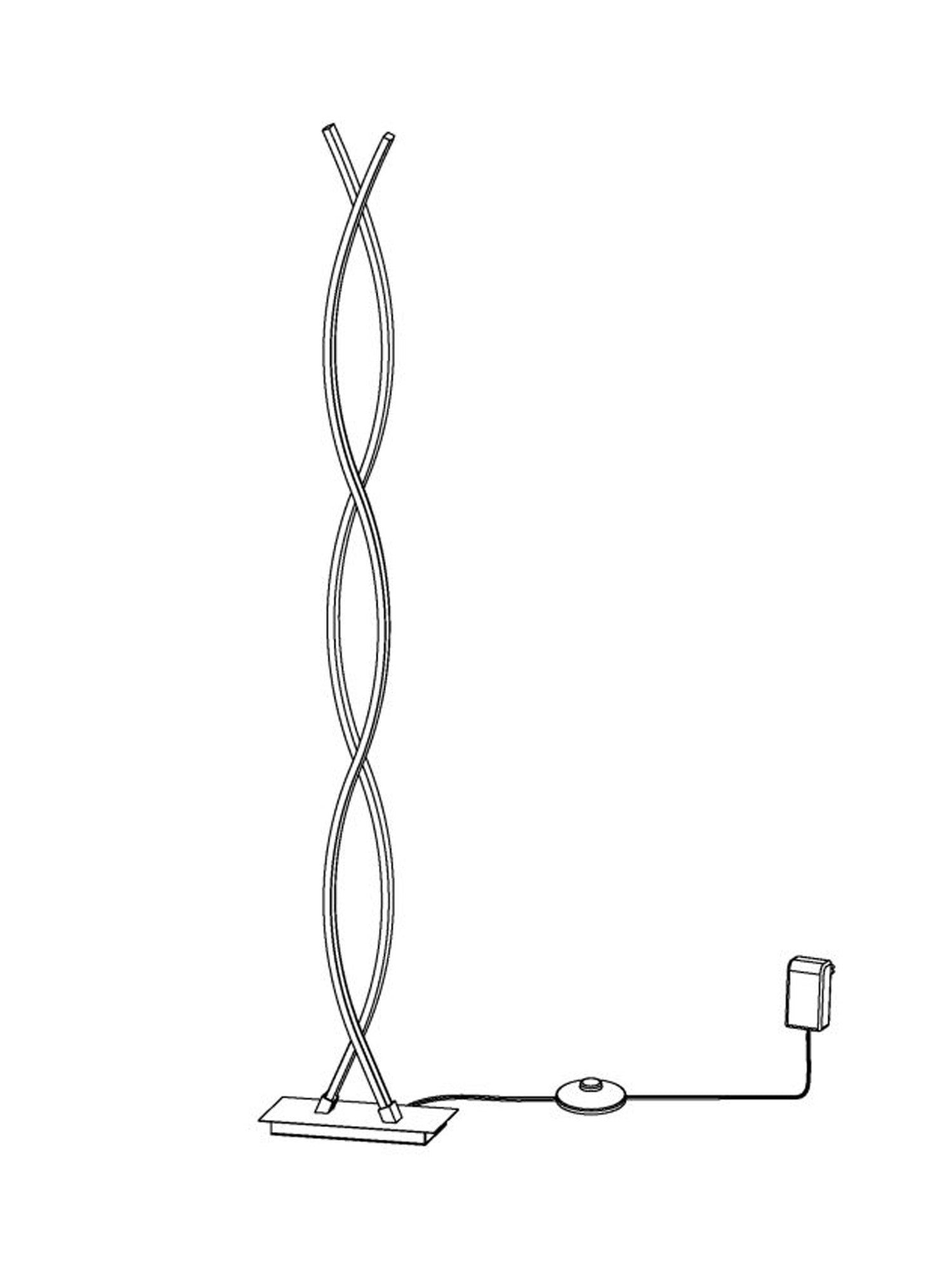 LASANA 3 Piantana - Lampada da Terra LED Moderna