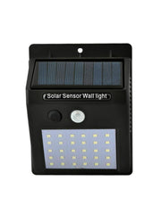 APPLIQUE LED SOLARE GIARDINO 30 SMD CON SENSORE DI MOVIMENTO E CREPUSCOLARE