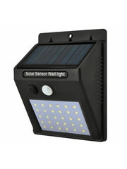 APPLIQUE LED SOLARE GIARDINO 30 SMD CON SENSORE DI MOVIMENTO E CREPUSCOLARE