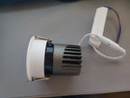 Faretto LED da incasso orientabile 8W con ottica arretrata TD23D12D dettaglio